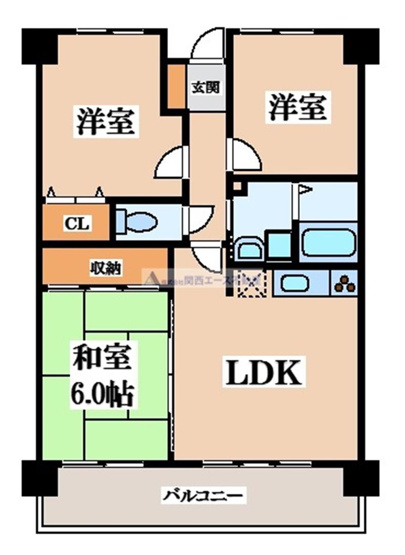 【間取り】 | メゾン・パティオ住道