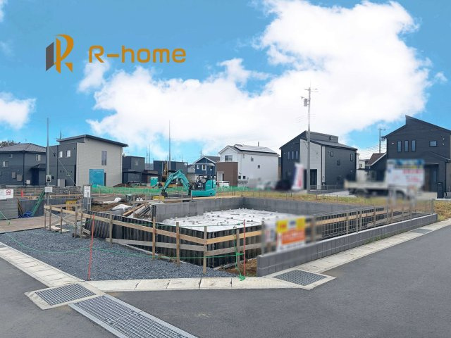 ひたちなか市足崎21期　新築戸建て　1号棟の外観|ご予約を頂ければ、『平日』はもちろん『早朝』や『夜間』もご見学可能です♪お気軽にお申し付けください♪