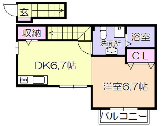 DaitostyleTINAの間取り