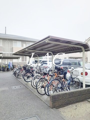 【その他共用部分】 | マロンフォレスタＤ | 駐輪場です。