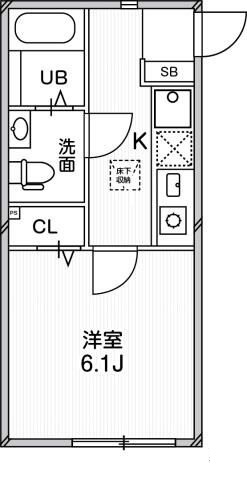 ルクール平和台の間取り|間取りです。