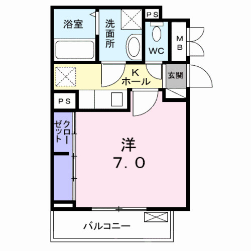 ベル　アルカンシエル・S　の間取り