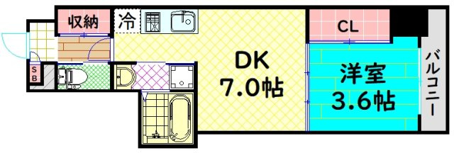 【間取り】 | クローバー・ビュー北花田