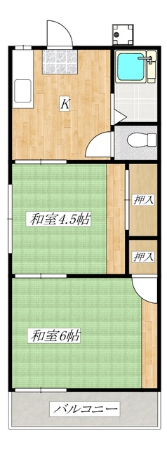 コーポスガの間取り|間取り図☆