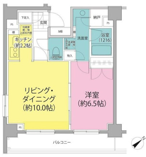 【間取り】 | パークハビオ東向島
