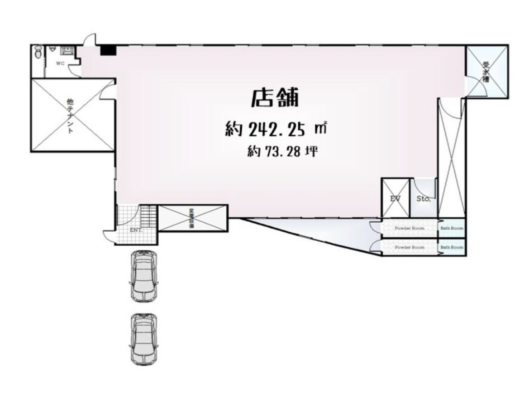 堺市西区　店舗・事務所・倉庫の間取り