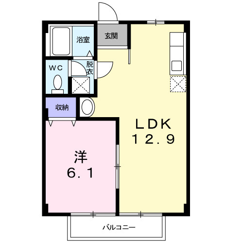 サクセス弐番館の間取り