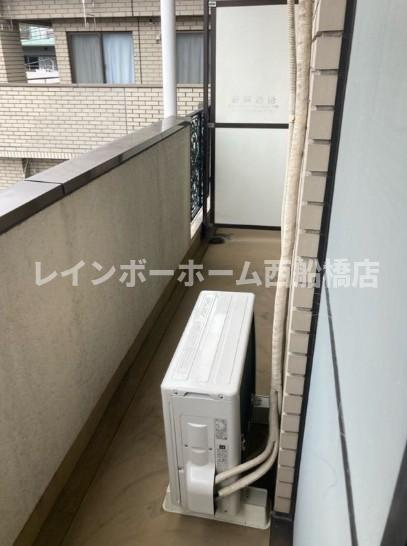 西船橋レジデンスのバルコニー