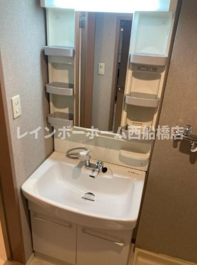 西船橋レジデンスの洗面所