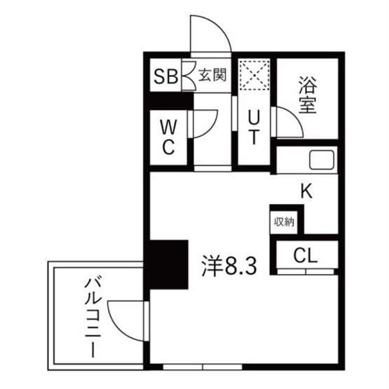 【間取り】 | Ｋーｒｅｓｉｄｅｎｃｅ蒲田 | 1K