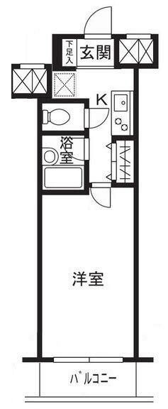 ヴィータローザ両国の間取り|間取りです。