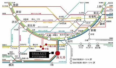 【地図】 | ガーラ・シティ品川西大井