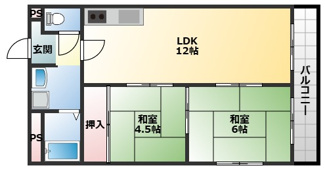 【間取り】 | 弘恵マンション