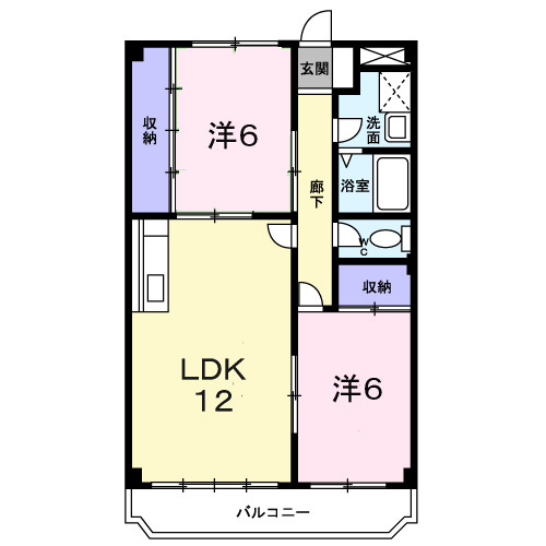 サンライズ・マンションの間取り