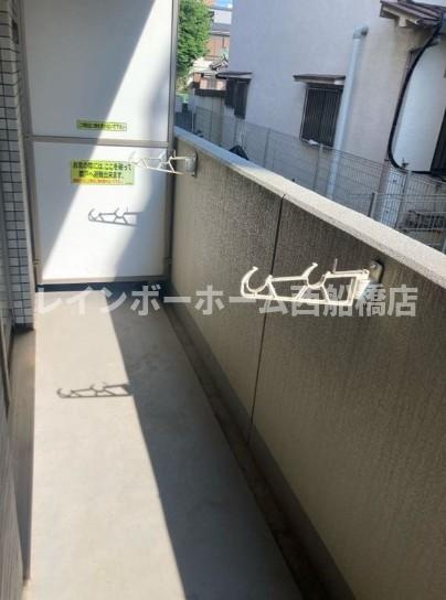 ビータスビル参番館のバルコニー