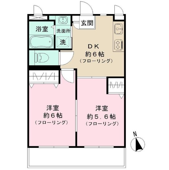 ビータスビル参番館の間取り