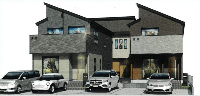 【外観】 | 海老名市社家2丁目　新築戸建て　全3棟【仲介手数料無料】