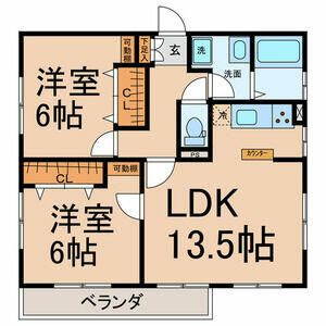蟹江マンション　　刈谷市の賃貸ならクラスホーム刈谷店の間取り