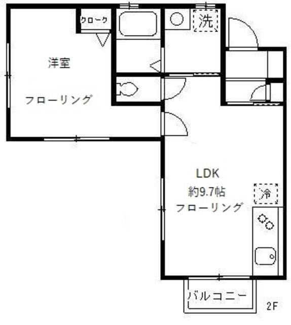 ヴィヴレ　ゆうきの間取り|間取りです。