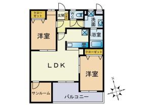 【間取り】 | カンパーニョ・№2