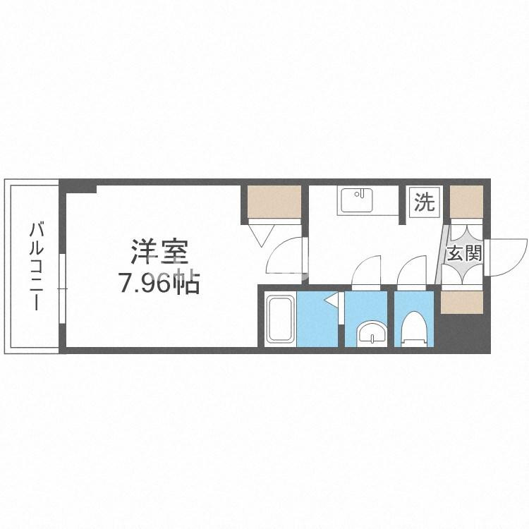 ラヴィータ難波元町の間取り