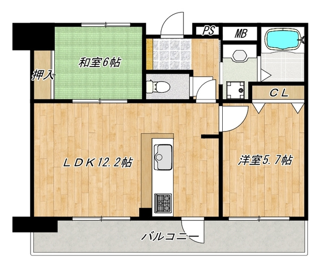 ローヤルシティ大宮吉敷町の間取り|使いやすい間取りです☆