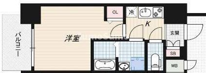 LUMINOUS桜川(旧:アーバンパーク難波)の間取り