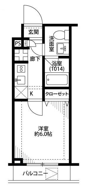 プレール・ドゥーク上池袋の間取り|間取りです。