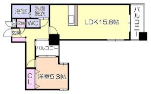 MARKSFORT花畑の間取り