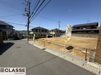 【前面道路含む現地写真】 | 宇治市木幡御蔵山　3区画3号地　売土地　建築条件無し