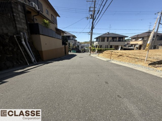 【前面道路含む現地写真】 | 宇治市木幡御蔵山　3区画3号地　売土地　建築条件無し