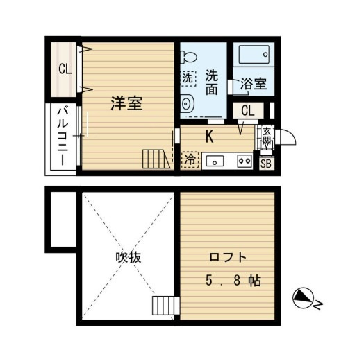 グランクレールの間取り
