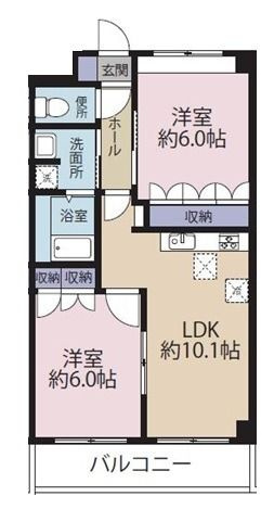 プランドール鶴間の間取り