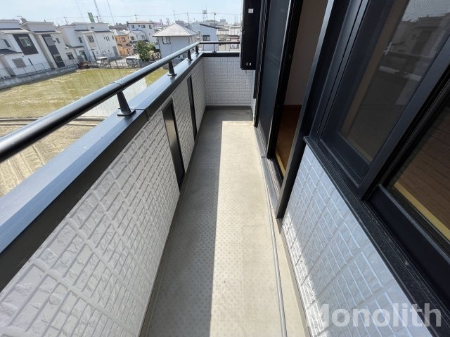 セレノ高石のバルコニー