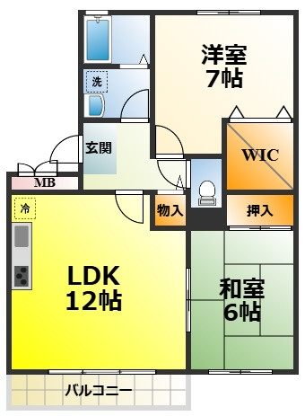 セレノ高石の間取り