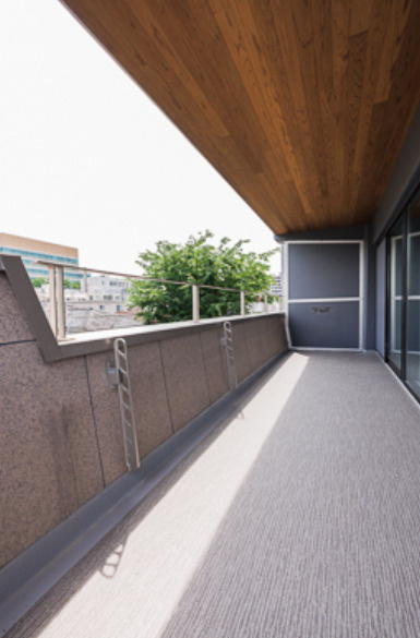 シャトレ信濃町のバルコニー|シャトレ信濃町