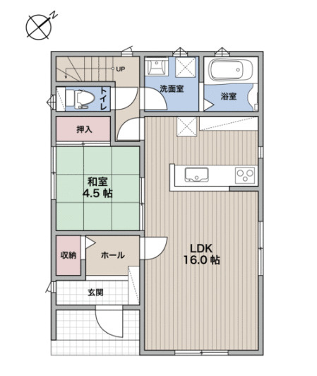 売中古戸建　磐田市掛塚の間取り