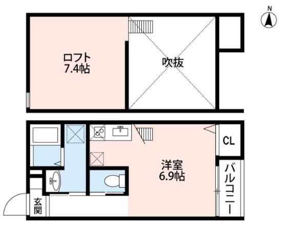 エスカレーダソガの間取り