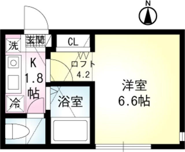 セレーノ田浦Ⅰの間取り