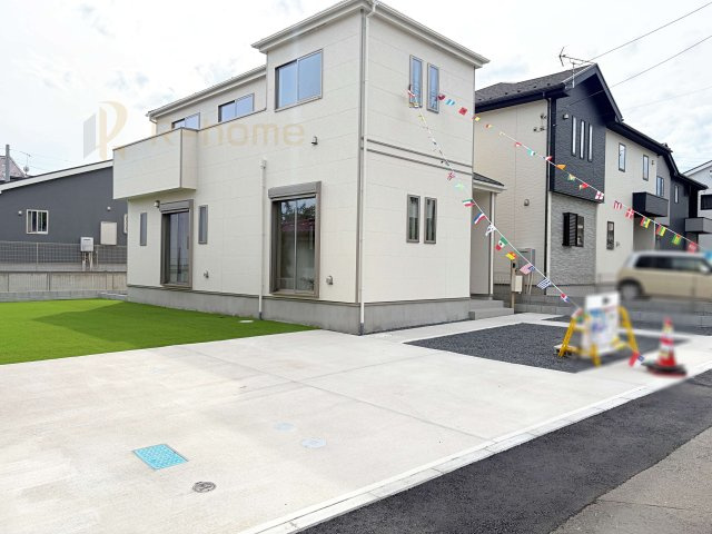 水戸市見川3丁目　新築戸建て　A号棟の駐車場|カースペースは2台お停めいただけます♪