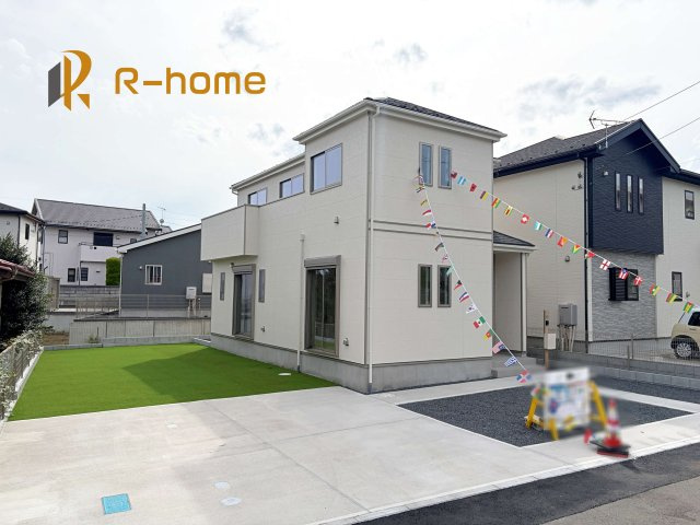 水戸市見川3丁目　新築戸建て　A号棟の外観|ご予約を頂ければ、『平日』はもちろん『早朝』や『夜間』もご見学可能です♪お気軽にお申し付けください♪