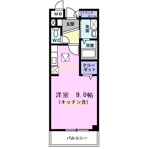 ラーバン　リッシェル　の間取り
