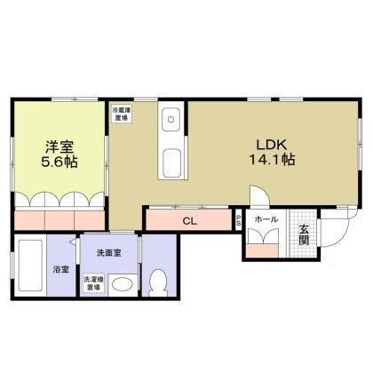 リトルフォレストの間取り|間取りです。