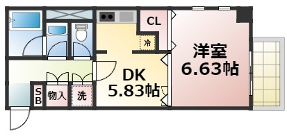 【間取り】 | メゾン・ド・成屋大阪　仲介手数料無料