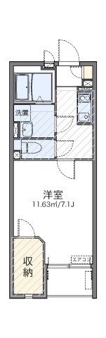 【間取り】 | レオネクストアベニール麻生Ⅱ | 代表的な間取のため実際の間取とは異なる場合があります