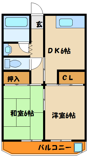 誉マンションの間取り