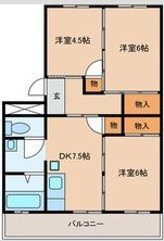 鶴城コーポ　　　刈谷市近郊の賃貸はクラスホーム刈谷店の間取り
