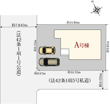 【区画図】 | 沼津市下香貫清水 新築建売 | 区画図です