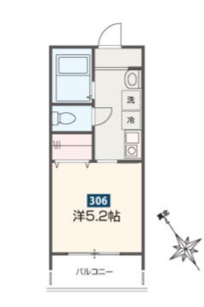 MELDIA新座Ⅱの間取り