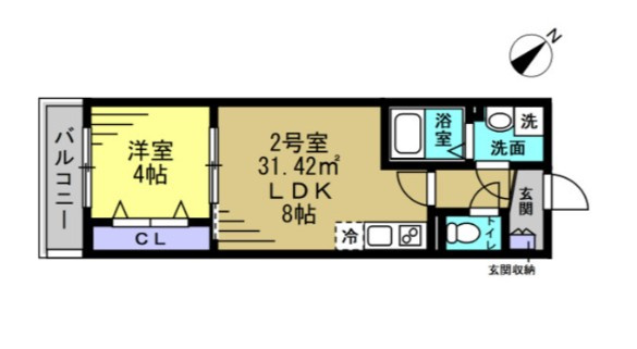 Eriu(エリウ）の間取り